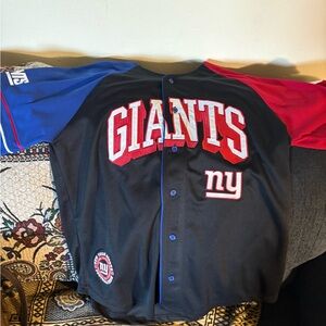 NFL Giants Black, Red, and Blue Jersey